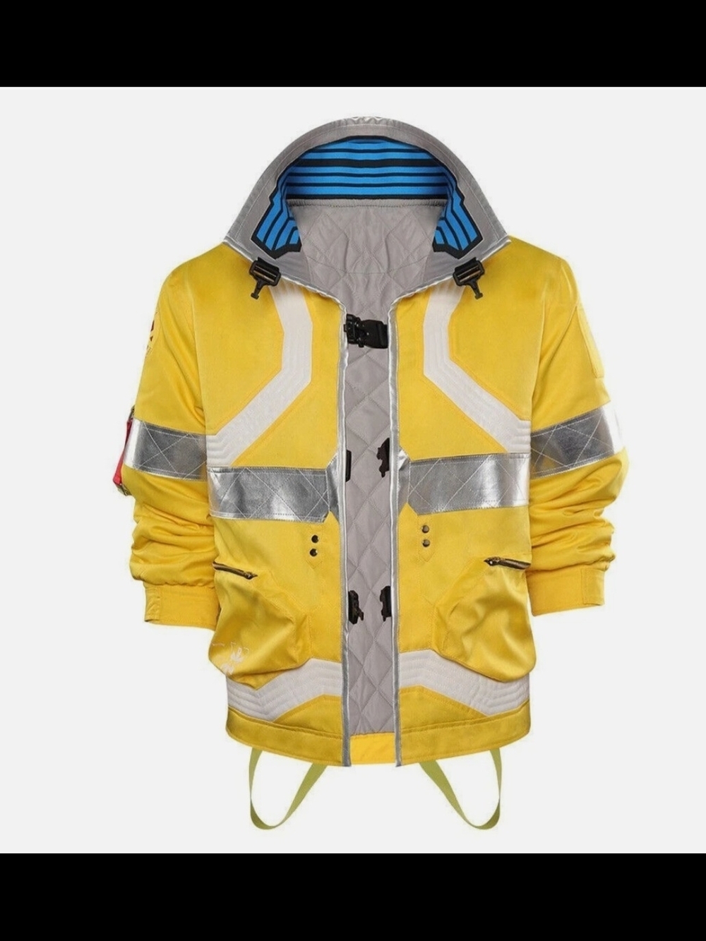 David Martinez Yellow Jacket Cosplay Costume Halloween Carnival Party Coat - Picture 10 of 11